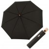 DOPPLER NATURE MAGIC Simple Black FSC® - dámský EKO deštník černá 7441363NSZ