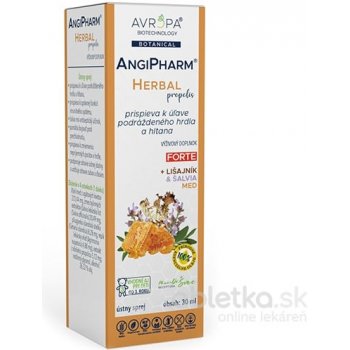 Avropa AngiPharm Herbal Propolis ústny sprej 30 ml