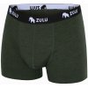 Pánske boxerky Zulu Merino 160 4in Veľkosť: L / Farba: zelená