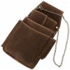Čašnícka Peňaženka s puzdrom a retiazkou Hunter koža hnedá Farba: hnedá
