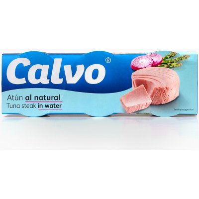 Calvo tuňák ve vlastní šťávě, 3x80g