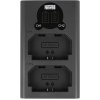 Dvojkanálová nabíjačka Newell DL-USB-C pre NP-FZ100 NL1965