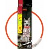 Obojok Dog Fantasy LED nylon oranžový 65cm