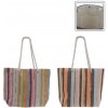 Plážová taška 48 X 36 CM pruhy viacfarebná