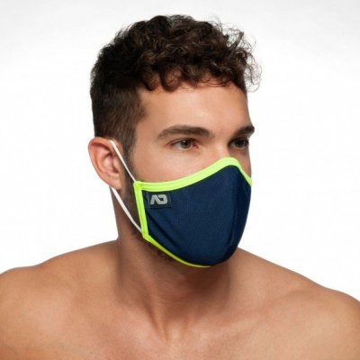 Addicted AC106 Spider mask Navy nastaviteľné ochranné rúško