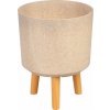 STREND PRO Kvetináč Strend Pro, farba Bambusové vlákno, 24,5x24,5x31 cm