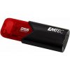 USB kľúč, 256GB, USB 3.2, EMTEC B110 Click Easy, čierna červená