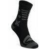 Cyklistické ponožky X-Socks Gravel Perform Merino Crew - black/charcoal