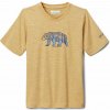 Columbia Mount Echo Short Sleeve Graphic Shirt Chlapčenské Tričko Farba: Light Camel, Bearly Stroll, Veľkosť: XL 1989651292