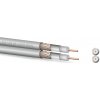 Koaxiálny kábel Zircon CU 122 AL LSZH DUAL - bezhalogénový