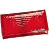 Gregorio GF114 červená lakovaná dámska peňaženka 17,5 x 9,5 x 3,3 cm