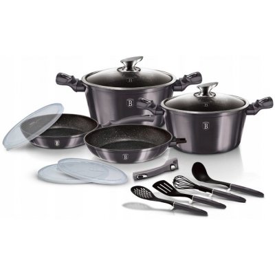 Sada hrncov Berlinger Haus Carbon Pro z hliníka 13 ks