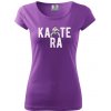 Karate bojovník - Dámske tričko Pure - 3XL ( Fialová )