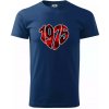 1975 v srdci - Klasické pánske tričko vyššej gramáže - 4XL ( Polnočná modrá )