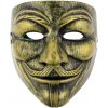 Maska Anonymous - Zlatá