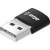 AlzaPower USB-A (M) to USB-C (F) 2.0 OTG čierny APW-ADTATC3B