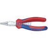 KNIPEX 22 05 160 Kliešte s guľatými čeľusťami, viaczložkové návleky, chrómované 160 mm