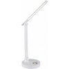 GLOBO 58445W GERALDO stolové svietidlo LED V500mm 5W/538lm 2700+6500+4000K biela, adaptér, USB kábel, RGB podsvietenie