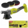 RYOBI AKUMULÁTOROVÁ LEŠTIČKA 18V S REGULÁCIOU R18P-0 125MM OSCILÁCIA + 3 KOTÚČE
