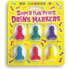 Super Fun Penis Cocktail Markers 6 ks