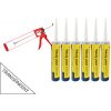 SET 6x Tekutý plast ALF FLEX Floor II.generácia 290ml transparent, 1x pištol