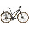 bicykel KENZEL DISTANCE TR 400 women matná čierna / hnedá, Veľkosť rámu 44cm