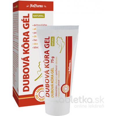 MedPharma dubová kôra gél Natural 75 g