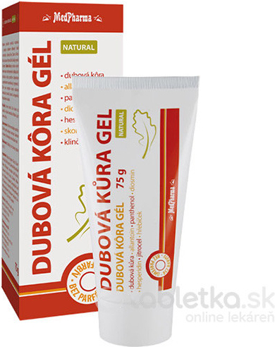 MedPharma dubová kôra gél Natural 75 g