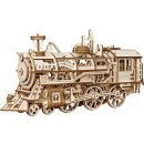 3D puzzle Robotime 3D drevené mechanické puzzle Parní lokomotiva 350 ks