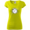Florbal lopta v triku - Dámske tričko Pure - L ( Limetková )