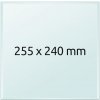 Skleněná tisková podložka 255x240x3 mm (Pro tiskárny Prusa MK3/S/+) Bezpečnostná hrana