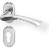 Dverové kovanie ACT Eura R OV (NEREZ), kľučka-kľučka, Otvor pre obyčajný kľúč BB, AC-T Nerez