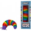 Fidget toy - dúhový slimák