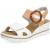 Dámske sandále RIEKER 67476-38 biela S4 42