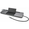 Dokovacia stanica i-tec USB-C Metal Low Profile Triple Display Docking Station, Power Delivery 85 W (C31FLATDOCKPDPRO)