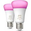 Philips SADA 2x LED Stmievateľná žiarovka Philips Hue WACA A60 E27/6,5W/230V 2000-6500K P4645