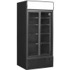 Chladicí skříň prosklené posuvné dveře | TEFCOLD FSC 891 S Black