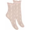 Vzorované silonkové ponožky Cóndor 450204526 - pale pink-ihneď