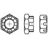 TOOLCRAFT TO-6864321 matice korunkové M30 DIN 979 ocel 10 ks; TO-6864321