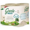 Grazie Natural Maxi toaletný papier 2 vrstvový 400 útržkov – 8 roliek