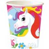 Papierové poháre Jednorožec 250 ml / 8 ks