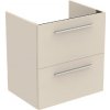 Ideal Standard i.Life A - Skrinka pod umývadlo, 60x44x63 cm, 2 zásuvky, matná piesková T5255NF