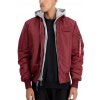 Alpha Industries zimná bunda MA-1 D-Tec burgundy Farba: bordová, Veľkosť: XL