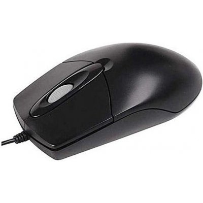 Myš drôtová, A4Tech OP-760 Black, čierna, optická, 800DPI OP-760 Black