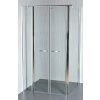 ARTTEC Rohový sprchový kút COMFORT D 2 číre sklo 92 - 97 x 86,5 - 89 x 195 cm XCOM0027