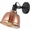 GTV Muscari IIB nástenná lampa 1x40 W čierna-jantárová OS-MUSC-IIB-43-DEC