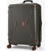 Cestovný kufor ROCK TR-0251/3-M ABS - drevené uhlie - 72 L + 20% EXPANDER
