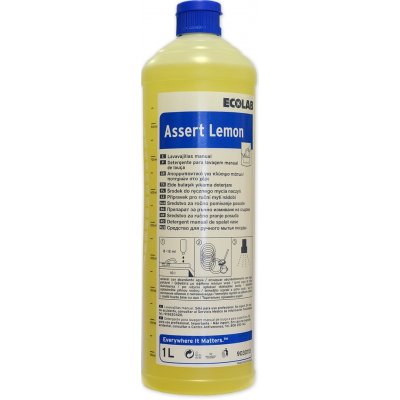 Ecolab Assert na ručné umývanie riadu a povrchov Lemon 1 l od 5,52 € -  Heureka.sk