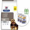 Hill's Prescription Diet l/d Starostlivosť o pečeň granule pre psov 10 kg + 3 konzervy ZADARMO