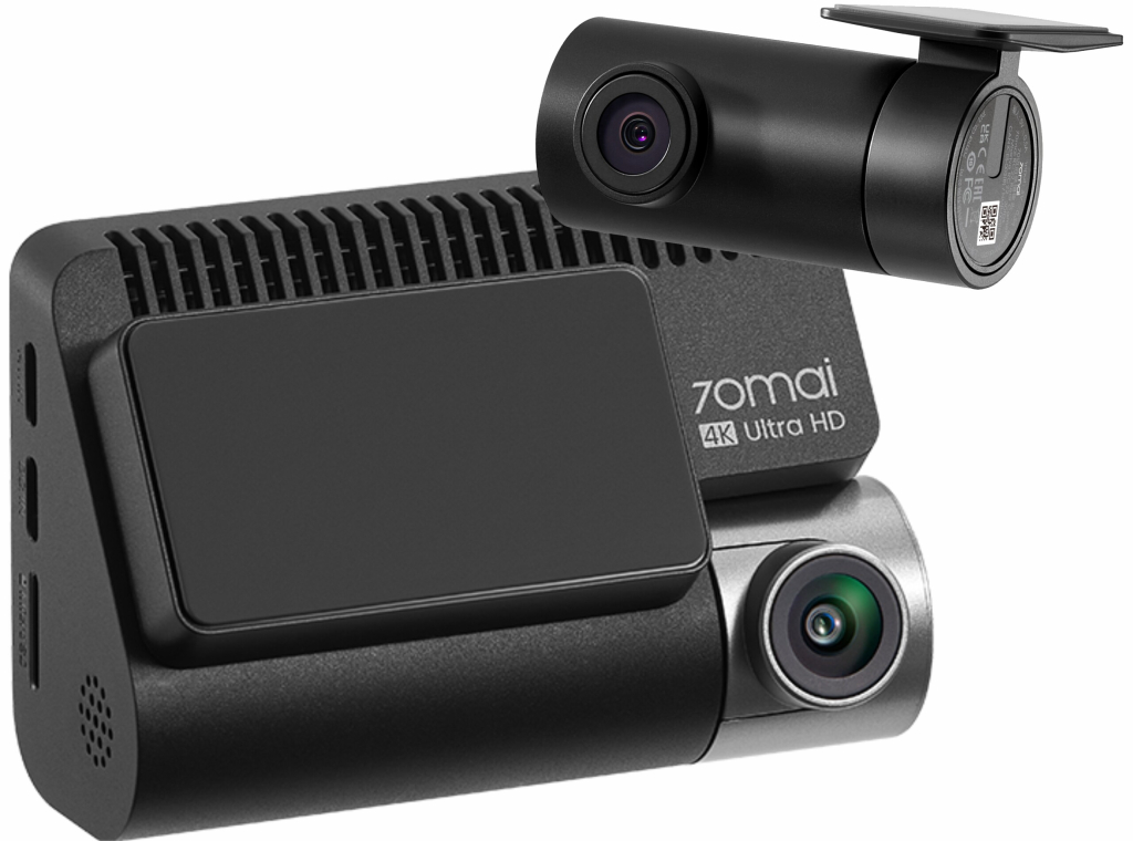 70mai Dash Cam 4K A800SE + RC22 zabezpečí dokonalý záznam jazdy a spoľahlivé monitorovanie zadnej časti vozidla.